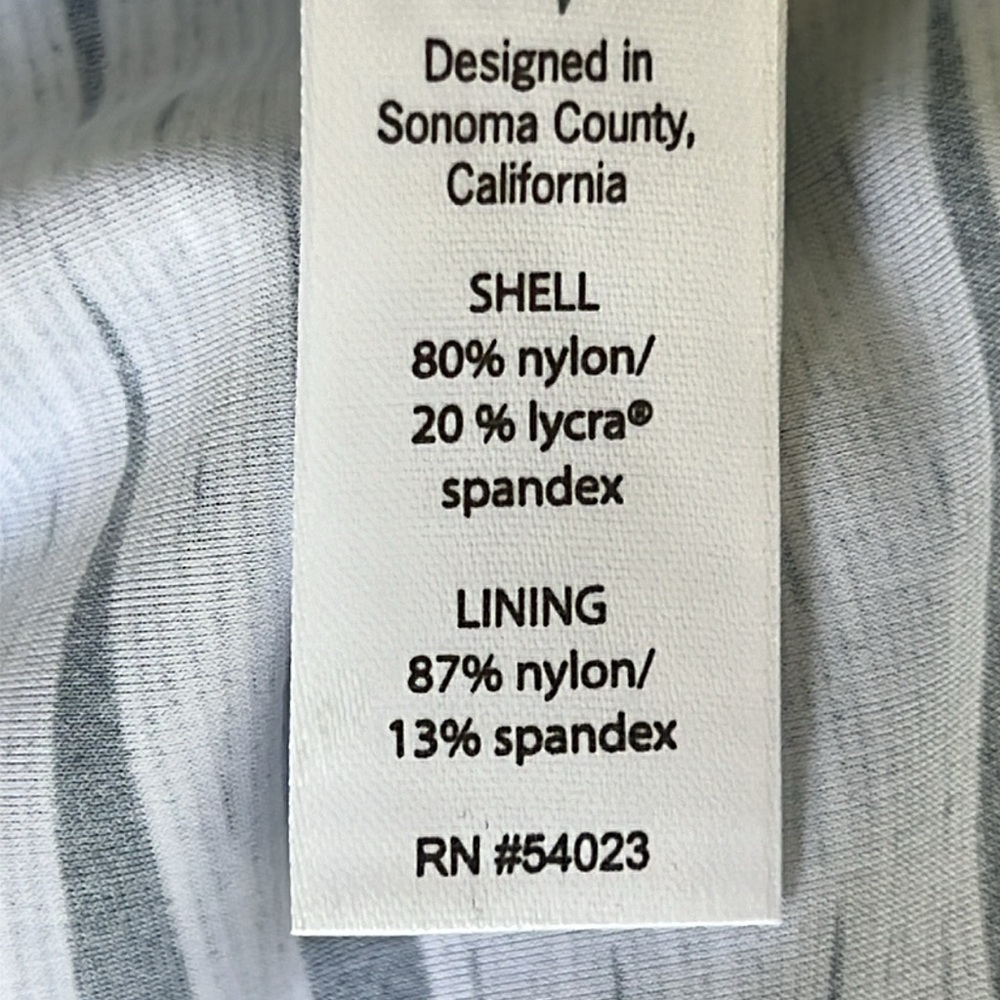 Athleta Ariel Venice Strappy Sun Swim Dress Black/White Size MP - Picture 14 of 15